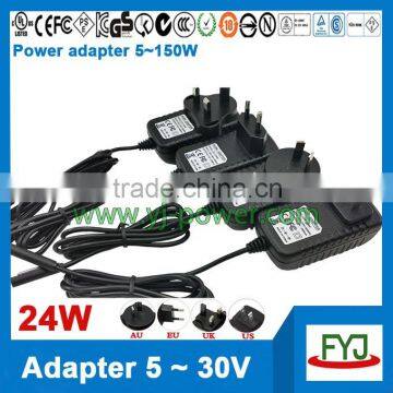 uk au eu us plug power charger 12v 2a for Microsoft Surface 10.6 RT Tablet PC