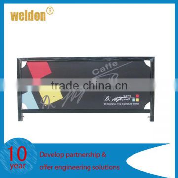 Weldon custom printed PVC ACP advertising windbreak banner