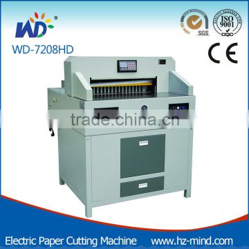 Professional manufacturer Electrical Program-control Paper Cutting Machine WD-7208HD