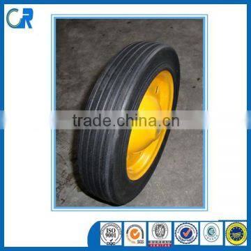 Rubber Wheel From Qingdao Yinzhu Wheel Barrow Solid Rubber Tire photo-3