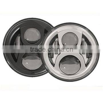 7" Round Harley LED Projection Daymaker Headlight For Harley Chopper Motorcycles / Wrangler / TJ / JK Hummer / Landrover