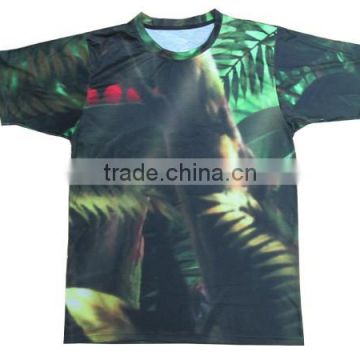 2014 New Cheap Comfortable Poly&Spx Dark Green T-shirts