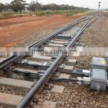 Conventional railway turnouts 50kg 1 in 8 with casting crossing