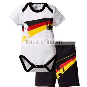 custom wholesale top design infant kids soccer jersey