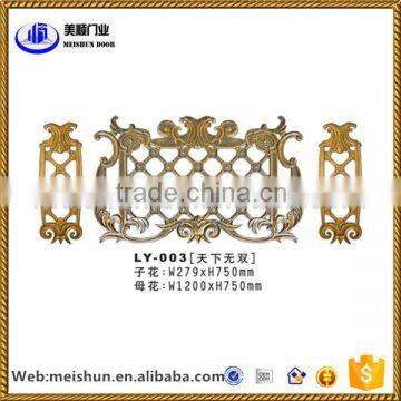 Aluminum adorned accessories for garage gates LY-002
