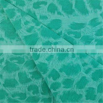 2015 Esse Textile knitted fabric T/R leopard burnout fabric for clothes