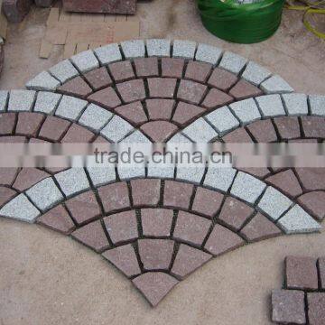 Red Porphyry Mosaic Paving Stone