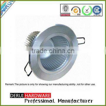 LED Aluminum Round lampshade anodizing led bulb housing aluminum led reflector