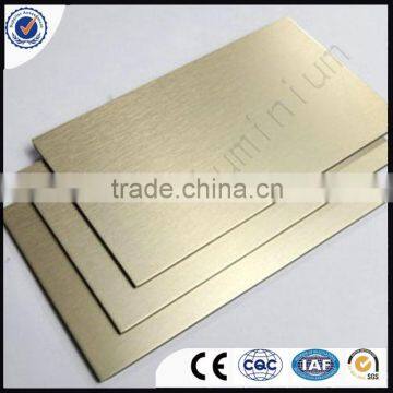 high strengthaluminum composite panels PE(Polyester) PVDF (Polyvinylidene Fluoride)