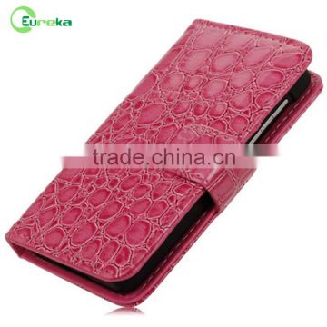 2014 New design book style genuine leather phone case for Blackberry Z10