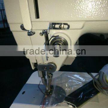 Computer-controlled Direct Drive Heavy Duty Top and Bottom Feed Lockstitch Sewing Machine With Auto Trimmer / for Leather