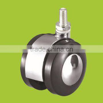 hot sale m8/10mm plastic thread stem zinc alloy furniture wheels antique casters (FC46)