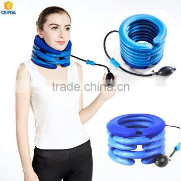 Inflatable cervical Collar / air pump Cervical Traction collar / Air Neck Traction Device for neck support brace