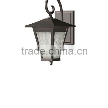 Frosted glass shade outdoor wall light fixtures