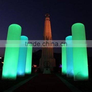 inflatable cone with led light,inflatable led column,led illuminated inflatables