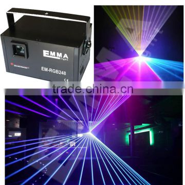 New DMX 512 Mini 3W RGB Full Color Laser Stage Lighting Scanner DJ Dance Party Show Projector Lights