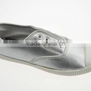 Basic and Classic Simple Silver Shoes