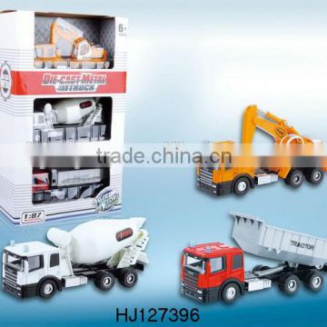 alloy sliding shop truck toy, metal sliding truck toy, diecast sliding model toy