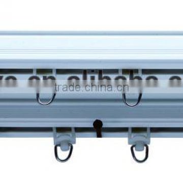 Double rails pvc curtain track