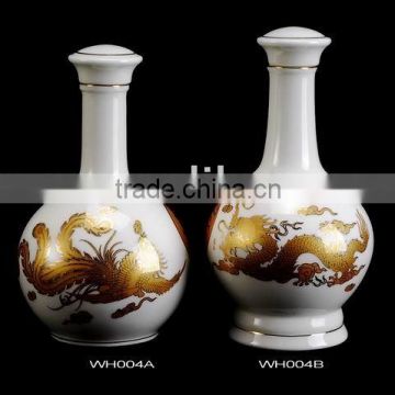 decorative vase , ceramic bottle,ceramic wine bottle