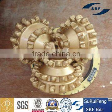 Water well drilling steel tooth tricone drill bit