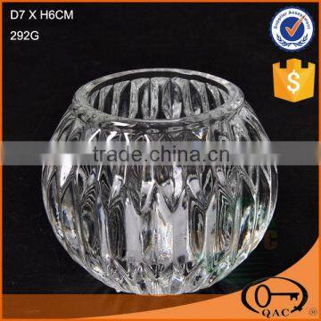 Clear glass candle holder decorative candle jar                        
                                                                                Supplier's Choice