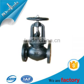 JIS cast iron globe valve 10K 100A