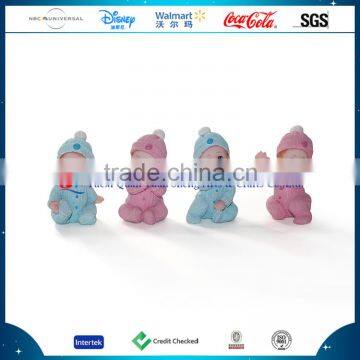 Baby Polyresin Sculpture With Chair Shoes Horse Photo Frame Leaf Holding Baby Figurine Resin Cute Baby Statue photo-5