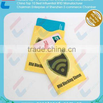RFID Credit / Debit Card Sleeve Protectors