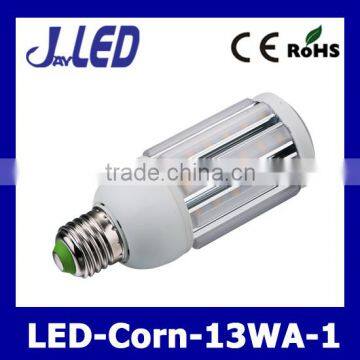 High quality high PF aluminum body e27/e26 led corn bulb 13W