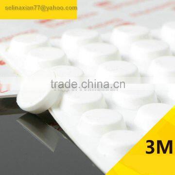 14.5*5mm Cylinder Self Adhesive Transparent Anti Slip Bumpers Silicone Rubber Feet Pads High Sticky Shock Absorber photo-3