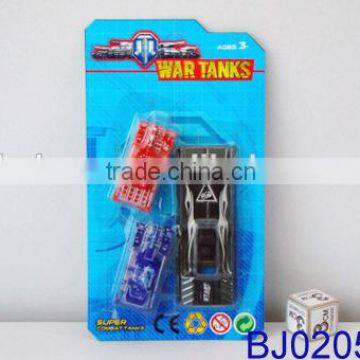 Cheap Small Plastic Toy Free Wheel Glider Pop up Army Tank Toy photo-4