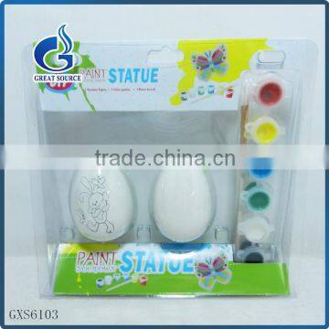 hotsale kids easter egg diy ceramic paint kits