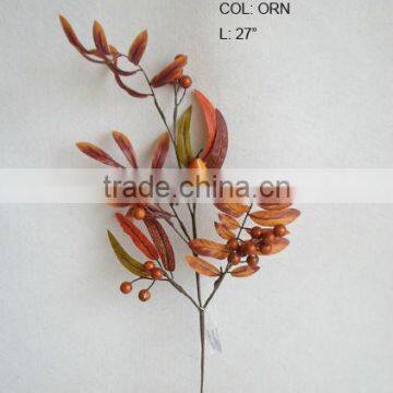 2014 Popular Artificial Flower 27inch Artificial Fall Autumn Berries Pick