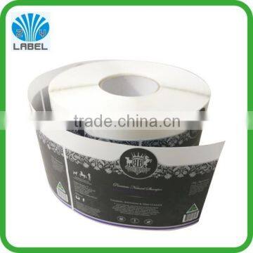 high quality adhesive cosmetic labels,custom printed label stickers for plastic bottles