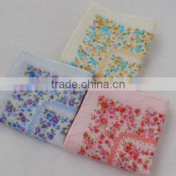 folower series cotton handkerchiefs