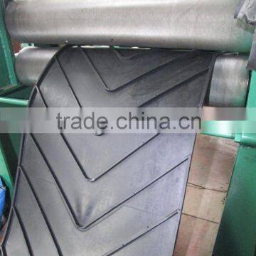 (TRX Rubber Products)Chevron rubber conveyor Belt,stretch rubber belt