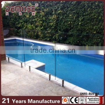 free standing fencing glass panel railing