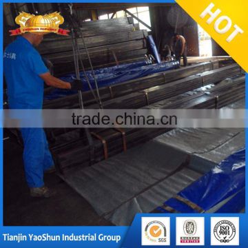 Black square pipe rectangular tube/square tube pre galvanized square steel pipe for construction