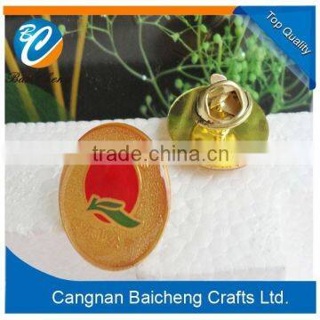 Customized soft enamel metal lapel pins badge