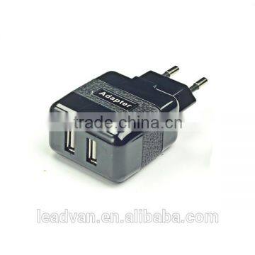 Dual Port USB Wall Charger Tablet PC 2A Dual Port USB Wall Charger