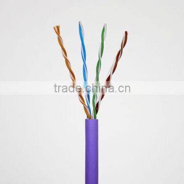 top quality twisted 24/23AWG lan cable cat5e cat6 100m