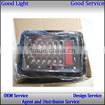 2015 NEW Product 12v 24v J-eep Wrangler LED Taillight With Turn Signal Running Brake Reverse Parking Signal photo-4