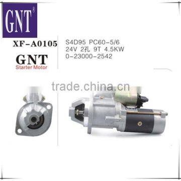 excavator engine starter motor for PC60-5 PC60-6 4D95