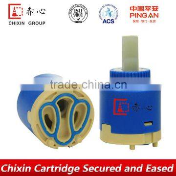 35mm faucet ceramic mixer cartridge with reverse direction