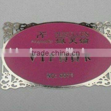 2015 Hot Stamping Laser Cut Golden/silvery Custom Cheap Copper Business Name Card Blank of Metal Crafts photo-6