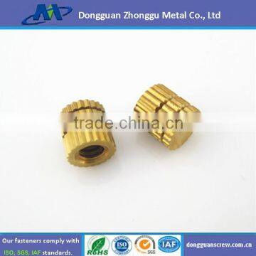 Precision Brass Insert nut for plastic