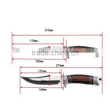 7 Inch Fixed Blade Hunting Knife With Pakka Wood Handle photo-3