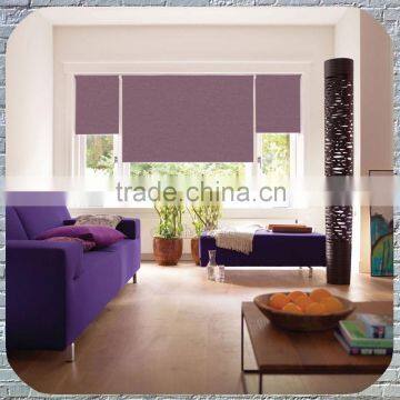 Easy install roller blinds and curtain fabric for vertical blinds