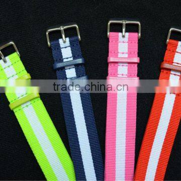 2016 22mm colourful nato strap wrist band nylon band comfortable .